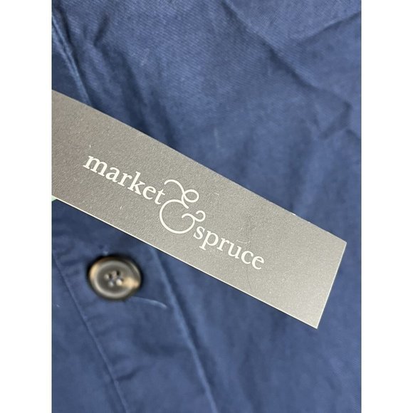 Market and Spruce‎ Laren Peplum Cargo Jacket Navy Size Small NWT stitch fix - Picture 5 of 10
